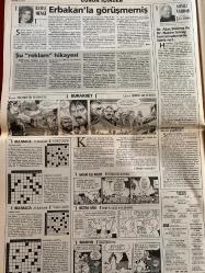 SABAH GAZETESİ DOĞUM GÜNÜ HEDİYESİ - 23 MART 1999 - TAM TAKIM 34 SAYFADIR -Erbakan-Bülent Ecevit-Kutan-Çetin-Yavuz Donat-Refik Durbaş-Feldkamp-Sifo-Del Solar-Campbell-Milne-Erman Toroğlu-Baliç-Yıldırım-Löw-Ruhat Mengi-Ahmet Vardar-Abdullah Turhan-Nazımettin Veziroğlu-Patrick Mc Donnell-Mort Walker-Dick Browne-Tom Armstrong-Sergen-Sedat Peker-Hakan Ural-Azer Bülbül-Gülben Ergen-Yasemin Koşal-Güngör Mengi  Fazilet’i de yaktı-Kanlı kanal susturuldu-Saat 09.30 ölüm vakti-Bu yarışı kazanacağız-Kartal’ın dirilişi-Milne’in ince hesabı-Küçümseyeni atarım-Fener’de Baliç şoku-Yıldırım’dan terapi-Erbakan’la görüşmemiş-Sergen DGM’de-Boyut’lu vurgun-Hakan Ural’a 4 ay hapis-Azer Bülbül askere gitti-Gülben Ergen’in Porsche davası-Yasemin Koşal’a tarihi dava-İlaç sahtekârı-dr.Babuna-Bebelere özel kaset-Oscar bol sürprizli olsun-James coburn-Judi Dench-Gwyneth Paltrow-Roberto Benigni-Zülfü Livaneli-Çocuklar dayak mağduru-Murat Birsel-Refik Durbaş-Sabancı Carrefoursa’nın temeli-Burhan Özfatura