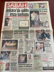 SABAH GAZETESİ DOĞUM GÜNÜ HEDİYESİ - 28 HAZİRAN 1992 - TAM TAKIM 22 SAYFADIR -Yusuf Özal-Güneri Cıvaoğlu-Özal-Elçibey-Leydi Diana-Seda Sayan-Cavit Çağlar-Süleyman Demirel-Hasan Cemal-Nebiye Alıçcan-Gülçin Özdemir-Melek Yüksel-Cemal Köylük-Çetin Altan-Sarah Ferguson-Claudia Schiffer-Irene Jacob-Ines Sastre  Ankara’da sahte imza korkusu-Hergün insülin iğnesine paydos-PKK 2 imamı öldürdü-Özal Elçibey ile görüşmedi-İstanbul’da tufan gibi yağmur-Leydi Diana boşanıyor-Gurbetçiyi karısı mı mafya mı öldürdü-ANAP’taki Özal’cılar ayağını denk alsın-Sinema ile büyülenin-Seda Sayan basına kocası camdan kaçtı-Hollywood sizi bekliyor-İki beyinli adam-Günün diğer filmleri-Gecenin filmleri komedi ve macera üstüne-Günün diğer filmleri-SCARLETT aranıyor-Bizim Eller-Hadi Anlat Bakalım-SizinKiler-Federasyon-Vefakâr Cim Bom-Boksta finaller bugün-Converse 75 yaşında-Güreşte yeni kural-Starlar Reebok’ta coştu-Güzeller filede-Üstübü davası-Hastanede iğne olan üniversiteli genç öldü-Çırağın acı sonu-Balık başt