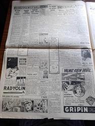 Cumhuriyet Gazetesi - 12 Ağustos 1951 - tatile girerken yazan Nadir Nadi Başmakale - ara seçimleri için partilerin hazırlığı - millet partisinin Dün Çeşmemeydanında yaptığı toplantıda bulunanlar x işaretli Sadık Aldoğan fotoğraf - Rusya hesabına casusluk - Kore'ye daha fazla asker göndermiyoruz - Kore değiştirme Birliği şerefine verilen kokteyl fotoğraf - Ürdün kralının katilleri Tevkif edilen 8 kişi - halkevleri kanunu yürürlüğe girdi - Fransız hükümeti Nihayet kuruldu - coğrafya Kongresi Dün toplandı - Mısır Kralı Faruk kumarda kaybediyor - Lido'da yapılan  İstanbul yüzme birincilikleri fotoğraf - mahkemelerde gördüklerimiz yazan Cevat Fehmi Başkut - haftanın şakaları yazan Burhan Felek - ahşap yazan Falih Rıfkı Atay - rüyalar evi yazan Peride Celal Yazı Dizisi - güzellik müsabakamız Perihan Giray ve Melahat Akaydın fotoğraf - Etibank'ın yaptıracağı işler için Marshall planından yeni tahsisat - Gül Kupası atletizm müsabakaları - İstanbul Ankara Radyosu programı - Müzeyyen Senar
