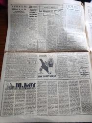 Cumhuriyet Gazetesi - 17 Aralık 1960 - Kurucu Meclis Kanunu Dün Meriyete Girdi - Nüfus Artışı İle İlgili Seminer - Şeyhlerle Ağaların Nakilleri Başladı - Yugoslav Peter Zaroviç Tankeri 48 Saat Yanacak fotoğraf - Topkapı Hadiseleri Duruşmasında Gazeteciler Şahitlik Ettiler -  Ege Üniversitesi Öğrencileri De Cezayir Olaylarını Protesto Ettiler - Orman Yakma Ve Irza Geçme Suçları Kanun Tasarısı Milli Birlik Komitesi Genel Kurulunda - 10. Köy Yazan Fakir Baykurt Yazı Dizisi - Atatürk'ün Akaretlerde Oturduğu Ev - İsrail'de Nükleer Bomba Yapacak Duruma Gelmiş - Apikoğlu Sucuk - Ünlü Opera Sanatçısı Maria Callas fotoğraf - 1959 1960 Yunus Nadi Armağanı Dil Davamız İkinci Büyük Atılım Yazan Cemal Gürlek - 1958 Dünya Kupasını Kazanan Takım Brezilya Fotoğraf - Gündüz Kılıç'ın Unutamadığı An - Jeppson'a Göre En İyi 10 Takım  - Atletico Madrid Garincha'ya 1,5 Milyon Veriyor - Fenerbahçe Feriköy Maçı - Galatasaray Kasımpaşa Maçı -  galatasaraylılar dün yaptıkları son antrenmanda -Arçelik gaz sobası