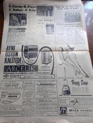 Cumhuriyet Gazetesi - 17 Aralık 1960 - Kurucu Meclis Kanunu Dün Meriyete Girdi - Nüfus Artışı İle İlgili Seminer - Şeyhlerle Ağaların Nakilleri Başladı - Yugoslav Peter Zaroviç Tankeri 48 Saat Yanacak fotoğraf - Topkapı Hadiseleri Duruşmasında Gazeteciler Şahitlik Ettiler -  Ege Üniversitesi Öğrencileri De Cezayir Olaylarını Protesto Ettiler - Orman Yakma Ve Irza Geçme Suçları Kanun Tasarısı Milli Birlik Komitesi Genel Kurulunda - 10. Köy Yazan Fakir Baykurt Yazı Dizisi - Atatürk'ün Akaretlerde Oturduğu Ev - İsrail'de Nükleer Bomba Yapacak Duruma Gelmiş - Apikoğlu Sucuk - Ünlü Opera Sanatçısı Maria Callas fotoğraf - 1959 1960 Yunus Nadi Armağanı Dil Davamız İkinci Büyük Atılım Yazan Cemal Gürlek - 1958 Dünya Kupasını Kazanan Takım Brezilya Fotoğraf - Gündüz Kılıç'ın Unutamadığı An - Jeppson'a Göre En İyi 10 Takım  - Atletico Madrid Garincha'ya 1,5 Milyon Veriyor - Fenerbahçe Feriköy Maçı - Galatasaray Kasımpaşa Maçı -  galatasaraylılar dün yaptıkları son antrenmanda -Arçelik gaz sobası