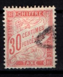 Fransa 1894 Taxe Pulu 30C (ws1792)