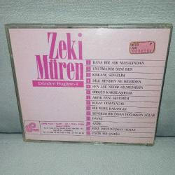 CD Zeki Müren dünden bugüne 4 albümü. Orijinal. 1991 pembe bandrollü dönem baskı albüm.