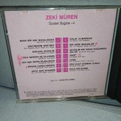 CD Zeki Müren dünden bugüne 4 albümü. Orijinal. 1991 pembe bandrollü dönem baskı albüm.