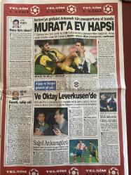 SABAH GAZETESİ DOĞUM GÜNÜ HEDİYESİ - 2 EKİM 1999 - TAM TAKIM 34 SAYFADIR -Yıldırım-Sergen-Süleyman Demirel-Rahşan Ecevit-Selahattin Duman-Yavuz Donat-Murat Yakın-Oktay-Baki Biçakcı-Hakan Ünsal-Hüsnü Çil-Hakan Yavaş-Metin Aşık-Parreira-Gullit-Denizli-Scala-Hoddle-Cemil Turan-Cüneyt Tanman-Taffarel-Fatih Terim-Luiz Otavio-Cüneyt Tanman-Ümit Milli Takım-Emre Aşık-Rıdvan Dilmen-Briegel-Fatih Doğan-Kenan Doğulu-Nadide Sultan-Arto-Aydın-Galip Sokullu-Umut Akyürek-Gökhan Sezen-İhsan Kayral-Fatih Ürek-Orhan Üstündağ-Gülser Gürsoy-Gökhan Sezen-Adnan Öztan  Fener kurtarıcı arıyor-Sergen olayı-Baba formülü-Devlet reformuna ihtiyaç var-Bakanlara mesaj verdi-Eş durumundan-Japon özürü-Hoca kim olsun-Murat’a ev hapsi-Boliç’in bileti kesildi-Ve Oktay Leverkusen’de-Sağol Ankaragücü-Fenerbahçe saldırıyor-Yıldırım’ın isyanı-Yeni hocanın Allah yardımcısı olsun-Taffarel’i ezdirmem-Yaylalar yaylalar-Haydi Türkiye finale-Fatih Ürek sahnede  Bizimcity-Karikatür-Selahattin Duman
