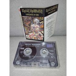 Kaset iron maiden somewhere in time albümü. Orijinal sorunsuz koleksiyonluk