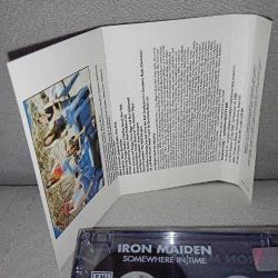 Kaset iron maiden somewhere in time albümü. Orijinal sorunsuz koleksiyonluk