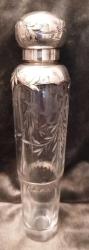 ANTİKA KOKU ŞİŞESİ GÜMÜŞ KAPAKLI