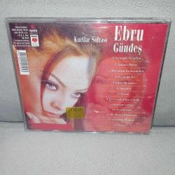 Cd Ebru Gündeş Kurtlar Sofrası albümü. Orijinal. Raks 1996 Dönem Baskı Sarı Bandrollü albüm.