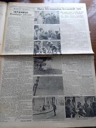 Cumhuriyet Gazetesi - 24 Ağustos 1939 - Alman Rus Paktı üzerinde Yazan Yunus Nadi Başmakale - Alman Rus görüşmelerine dün Moskova'da başlandı - İngiltere başvekili Çemberlayn'ın mesajı fotoğraf - ihraç mallarımız için bulunan yeni pazarlar - Ticaret vekili Cezmi Erçin Manisa üzüm bayramında fotoğraf - zehirli gaza karşı İstanbul'da ikinci tecrübe - başvekil Refik Saydam ve misafir Mısır asker heyeti dünkü tecrübeler esnasında Eminönü meydanında fotoğraf - Satie davasına Dün başlandı - Yusuf Ziya Öniş Sadun Galip Hamdi Emin Çap Refii Bayar ve Ziya Tancer fotoğraf - Alman Büyükelçisi Von Papen Geldi Hitlerden Cumhurreisimiz İsmet inönü'ye bir mesaj getirdiği söyleniyor fotoğraf - tarihi roman Buhara güneşi yazan Orhan Rahmi Yazı Dizisi - Diyarbakır Cizre hattında inşa edilen büyük köprü - İzmir fuarı çok kalabalık oluyor fotoğraf - bu akşamki radyo programı - İstanbul bombalar altında yazan Salahattin Güngör -tünel meydanında bir zabıta memuru acele sığınağa gidilmesini söylüyor fotoğraf