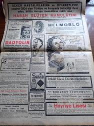 Cumhuriyet Gazetesi - 24 Ağustos 1939 - Alman Rus Paktı üzerinde Yazan Yunus Nadi Başmakale - Alman Rus görüşmelerine dün Moskova'da başlandı - İngiltere başvekili Çemberlayn'ın mesajı fotoğraf - ihraç mallarımız için bulunan yeni pazarlar - Ticaret vekili Cezmi Erçin Manisa üzüm bayramında fotoğraf - zehirli gaza karşı İstanbul'da ikinci tecrübe - başvekil Refik Saydam ve misafir Mısır asker heyeti dünkü tecrübeler esnasında Eminönü meydanında fotoğraf - Satie davasına Dün başlandı - Yusuf Ziya Öniş Sadun Galip Hamdi Emin Çap Refii Bayar ve Ziya Tancer fotoğraf - Alman Büyükelçisi Von Papen Geldi Hitlerden Cumhurreisimiz İsmet inönü'ye bir mesaj getirdiği söyleniyor fotoğraf - tarihi roman Buhara güneşi yazan Orhan Rahmi Yazı Dizisi - Diyarbakır Cizre hattında inşa edilen büyük köprü - İzmir fuarı çok kalabalık oluyor fotoğraf - bu akşamki radyo programı - İstanbul bombalar altında yazan Salahattin Güngör -tünel meydanında bir zabıta memuru acele sığınağa gidilmesini söylüyor fotoğraf