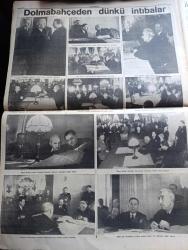 Cumhuriyet Gazetesi - 4 Mart 1939 - bizim hürriyetimiz yazan Nadir Nadi Başmakale - İsmet İnönü Dün de dolmabahçe'de halkla temaslarına devam etti fotoğraflar - İsmet İnönü Dün dolmabahçe'de bir deri taciriyle görüşürken salonun umumi manzarası fotoğraf - dün geceki yangın Ateş Sultanhamamında Atabek hanından çıktı fotoğraf - eski İstanbul valisi ve belediye reisi Muhiddin Üstündağ'ın avukatı dün müdafaasını yaptı fotoğraf - İstanbul'un imarında evvela neler yapılmalı - tarihte büyük deniz muharebeleri nakleden Abidin Daver Yazı Dizisi - Yugoslav Afyon satış antlaşması - Şile'de on üç mektep daha açılıyor - Anadolu notları yazan Reşat Nuri Güntekin Yazı Dizisi - hariciye vekili Şükrü Saraçoğlu savarona yatıyla yunanistan'dan İstanbul'a dönmüştür fotoğraf - Celal Müsahiboğlunun bir kavuk devrildi filmi Alemdar ve milli sinemada - Zoro kamçılı Adam filmi pangaltı Tepeüstü akın Sinemasında - Fuat köprülü'nün 25. İlim yılı hakemlerimizin bu mevsimde aldıkları para - Galatasaray
