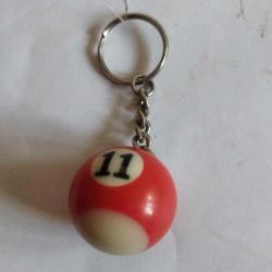 11 Numaralı Bilardo Topu Şeklinde Anahtarlık