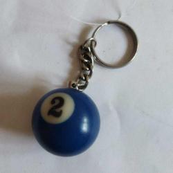 2 Numara Bilordo Topu Formunda Anahtarlik