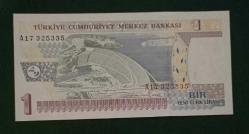 8 EMİSYON A 17 325335 SERİ 1 YENİ TÜRK LİRASI ÇİL