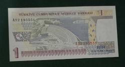 8 EMİSYON A 72 195551 SERİ 1 YENİ TÜRK LİRASI ÇİL