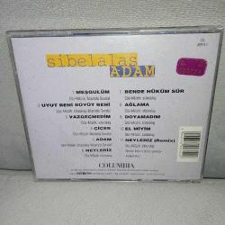 CD Sibel Alaş Adam. Orijinal. 1995 kırmızı bandrollü dönem baskı İLK albümü.