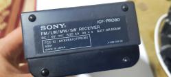 SONY ICF-PRO80 Taşınabilir Geniş Bant alıcı Hi Scan