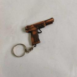 Tabanca Formunda Anahtarlık Metal