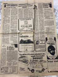 TERCÜMAN GAZETESİ - 20 TEMMUZ 1977 - SADECE 2 SAYFADIR -Türkeş-Demirel-Erbakan-Ayvaz Gökmen-Mehmet Muhlisoglu-Yavuz Donat-Nazlı Ilıcak-Ahmet Kabaklı-Prof. Dr. Faruk K. Timurtas-Rauf Tamer-Züleyha Munif-Kemal Ilıcak-Müftüoğlu Ahmed Hikmet-Salih Basol-Hükümet düğümü çözüldü-Ankara’da bir genç öldürüldü-Yüksek hakimler kurulu başkanı adli zabıta ve üst mahkemeler kurulmalıdır-Tarife diye bir şey kalmadı-Ecevit’in AP CHP teklifine tepkiler oldu-İşçi ikramiyelerinin ikinci bölümü bugün ödeniyor-Zafer veya hiç-Müftüoğlu Ahmed Hikmet-3 sual 3 cevap-Ezbere yazılmıştır