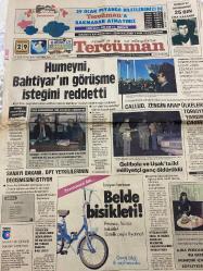 TERCÜMAN GAZETESİ - 29 OCAK 1979 - SADECE 2 SAYFADIR -Humeyni-Bahtiyar-Callud-Ohan Alp-Bodur-Tamer Özdemir-Egemen Bostancı-Ajda Pekkan-Ahmet Kabaklı-Nazlı Ilıcak-Rauf Tamer-Erol Dolu-Humeyni Bahtiyar’ın görüşme isteğini reddetti-Callud zengin Arap ülkelerini Türkiye’ye yardıma çağırdı-Sanayii Bakanı DPT yetkililerinin değişmesini istiyor-Gelibolu ve Uşak’ta iki milliyetçi genç öldürüldü-Belde bisikleti-Bursa’lı okurumuz 25 bin lira kazandı-Demokrasinin sürmesi otorite ile hürriyet arasındaki dengenin devamına bağlıdır-Beyrut Tahran Esonra-Bir panelden bazı notlar-İmparatorun kravatı