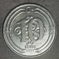 TÜRKİYE 2009  10 KURUŞ