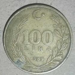 TÜRKİYE 1989   100  LİRA