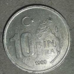 TÜRKİYE 1999    10.000  LİRA