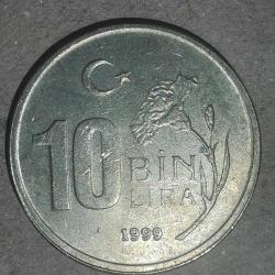TÜRKİYE 1999    10.000  LİRA