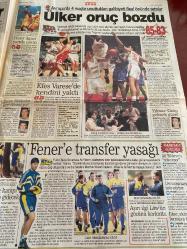 SABAH GAZETESİ DOĞUM GÜNÜ HEDİYESİ - 8 OCAK 1999 - TAM TAKIM 34 SAYFADIR -Tansu Çiller-Ecevit-Alaattin Çakıcı-Murat Karayalçın-Can Dündar-Selçuk Yula-Faruk Süren-Hakan Şükür-Hagi-Taffarel-Suat-Oğuz Çetin-Selim-Ali Yılmaz-Cenk Koray-Ruhat Mengi-Kadir Çelik-Ahmet Vardar-Nizmettin Veziroğlu-Abdullah Turhan-Patrick McDonnell-Mort Walker-Dick Browne-Tom Armstrong-Bu kez isim krizi-Çakıcı CIA ajanı-Apo’nun son günü-Ülker oruç bozdu-Efes Varese’de kendini yaktı-Fener’e transfer yasağı-Cim-Bom Filip’i veriyor-Galatasaray Kanarya’da Rosenborg’a teslim oldu-Selim imzayı attı-Ve Kara Kartal sahaya kondu-Oğuz Çetin Adana’da krallar gibi karşılandı-Kadir Çelik pişman oldu-Sakıncalı düşünceler-Beyler kurtarıyor-Kamyon şoförleri yazmaktan bıktım siz yapmaktan bıkmadınız mı-Bulmacalar-Mimi ile Muti-Bizim Aile-Marvin-Nurten Ulusuzer-Ali Doğan-Özgür Gülentaş-Ümit-Güngör Mengi-Murat Kiper-Vurgun büyüyor-Kayıplara gözyaşı-Eski koruma İzmir DGM’de-7 DHKP-C’li tutuklandı-Canavara 2 kurban-Mağazaya el bombas