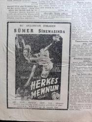 Cumhuriyet Gazetesi - 12 Kasım 1946 - partilerin hataları yazan Nadir Nadi Başmakale - Türk dış siyaseti vesilesi ile bir tartışma - Tevfik Rüştü Arasın Ulus gazetesine gönderdiği mektup ve Falih Rıfkı Atay'ın cevabı - son iktisadi kararların doğurduğu neticeler - Konya valisi İzzettin Çağpar Ankara valiliği'ne getirildi - Celal Bayar ve Adnan Menderes Manisa'da - Halk Partisi'nin Ocak kongreleri devam ediyor - Türk Yunan dostluğunu kundaklamaya çalışanlar - Bolu savcısı Zahid Tor dün Haşmet Orbay'ın idamını istedi - Devlet Deniz yolları umum müdürlüğü baş acentacısı İlhami Perk gazetecilerle görüşürken fotoğraf - Ticaret Bakanı Atıf İnan fotoğraf - Cemal Nadir karikatür - herkes memnun filmi Sümer sinemasında - Eski Meclisi mebusan Reisi Halil Menteşe'nin hatıraları yazı dizisi - Gök Korsan oyunu şehir dram tiyatrosunda - gerçek gazetesi aleyhine açılan dava - yunanistan'dan 700 muhacir daha geldi - Yavuz Sultan Selim Ağlıyor yazan Feridun Fazıl Tülbentçi yazı dizisi - radyo programı