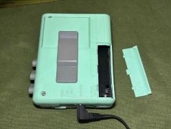 popart 1980 ler stereo walkman - kulaklığı ile birlikte çalışır durumda - yeşil renk