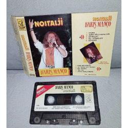 Kaset Barış Manço nostalji albümü. Orijinal 1990 dönem Kağıt Baskı koleksiyonluk