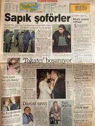 SABAH GAZETESİ DOĞUM GÜNÜ HEDİYESİ - 31 MART 1999 - TAM TAKIM 26 SAYFADIR -Ecevit-Selim Edes-Selahattin Duman-Hasan Cemal-Yavuz Donat-Necati Doğru-Selçuk Yula-Fatih Terim-Popescu-Kubilay-Murat Deniz-Abdullah-Ersun Yanal-Gordon Milne-İskender Günen-Umuttu-Löw-Feldkamp-Bolic-Tayfur-Ali Şen-Cengiz Çandar-Vedat Okyar-Hıncal Uluç-Rıdvan Yelekçi-Zeynep Göğüş-Muazzez Abacı-Fatih Ürek-Rober Hatemo-Semih Yalçı-Kayahan-Dipankar Ganguly-Ayşem-Leyla-Emel-Kenan Doğulu-Hazal-Güneş Taner-Güngör Mengü  Almanlar’ın savaşı-Ortağımı halk seçecek-Kosova’nın ölüm tarlaları-Zaman ölüme akıyor-Dramatik bir ölüm-FBI virüs peşinde-Diyanet’ten uyarı turu-Bizim derbi Samsun’da-Popescu döndü-İstikrarlı takım yok-Kalli ağır basıyor-Bolic’ten 2 asist 1 gol-Fenerbahçe düşünsün-Uyarılar boşa mı-Şehit annesi ama üvey-Sapık şoförler-Tokatçı boşanıyor-Dürüst savcı-Çifte seçim olacak-Selim Edes 51.8 milyar yolladı-Salih Memecan karikatürü (Sabah Bizimcity köşesi) - “Çatal bıçak rica edebilir miyim?” Diğer karikatürler: B