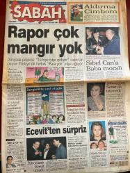 SABAH GAZETESİ DOĞUM GÜNÜ HEDİYESİ - 10 ARALIK 1998 - TAM TAKIM 34 SAYFADIR -Sibel Can-Süleyman Demirel-Nur Serter-Ecevit-Çiller-Yavuz Donat-Selahattin Duman-Minik Nida-Erman Toroğlu-Gökmen Özdenak-Buşan Gençer-Mehmet Özdil-Levent Tüzemen-Coşkun Özarı-Hıncal Uluç-Bedri Baykam-Löw-Mustafa Sandal-Sibel Can-Kenan Doğulu-Rafet El Roman  Rapor çok mangır yok-Aldırma Cimbom-Sibel Can’a Baba morali-Müzeyyen Senar da istemedi-Ecevit’ten sürpriz-Türkiye ağladı-Üzülme Aslanım-Son gülen Juve-Löw takviyeyi erteledi-Trabzon’da panik yok-Musti’den Onca’ya-Afife’de buluştular-Çıldırtan oyuncak-75. isim Sibel Can mıydı-Can Ataklı-Ahmet Vardar-Nizamettin Veziroğlu-Abdullah Turhan-Patrick McDonnell-Mort Walker-Dick Browne-Tom Armstrong  Ne var bunda kızacak?-Kendimize bakalım-Küçük bir rekabet anısı-Fındık üreticileri kan ağlıyor