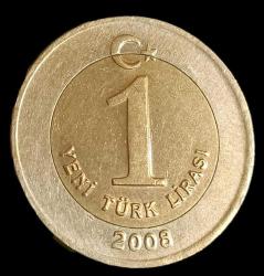 2008 1 Yeni Türk lirası Çil