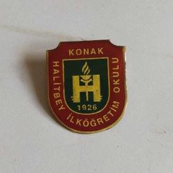 ESKİLERDEN KONAK HALİDBEY İLK ÖRETİM OKULU ROZETİ