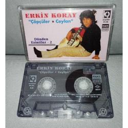 Kaset Erkin Koray Çöpçüler • Ceylan - Dünden Esintiler 2 albümü. Orijinal 1987 baskı. Kalite Plak. Çok temiz durumda. koleksiyonluk