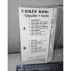 Kaset Erkin Koray Çöpçüler • Ceylan - Dünden Esintiler 2 albümü. Orijinal 1987 baskı. Kalite Plak. Çok temiz durumda. koleksiyonluk