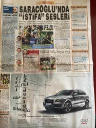 SABAH GAZETESİ DOĞUM GÜNÜ HEDİYESİ - 2 ŞUBAT 2009 - TAM TAKIM 34 SAYFADIR -Deniz Baykal-Recep Tayyip Erdoğan-Bahçeli-Nazmi A.-Sengül A.-Rıdvan Tezel-Mehmet Barlas-Ahmet Çakar-İskender Günen-Roberto Carlos-Gürcan Bilgiç-Deniz Derinsu-Alex-Aragones-Ali Gültiken-Tello-Fatih Doğan-Mustafa Denizli-Aydın Yılmaz-Milan Baros-Polat-Turgay Uygun-Skibbe-Torres-Beckham-Messi-Cenk İşler-Sezer  Baykal da destek çıktı-Ölüm tuzağını tetikçi bozdu-Pervane dondu düştü-Saracoğlu’nda istifa sesleri-Fener tekliyor-Tello uçurdu-Denizli: Yüreğim ağzımda izlemedim-Pembe Panter yaralı-Polat’ın kırmızı öfkesi-Uygun: Tur bizim olacak-Hafiye Skibbe Bordeaux’da-Manisa zorlanmadan