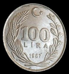 1987 100 Lira Çil