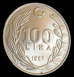 1987 100 Lira Çil