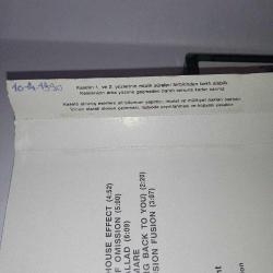 Kaset Testament practice what you preach albümü. 1989 Kağıt Baskı. Orijinal koleksiyonluk