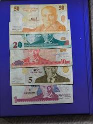 8. Emisyon YTL Kağıt Para Lotu Karışık Kondüsyondadır.