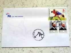 2011  Curling 25. Dünya Üniversiteler Kış Oyunları Curling 02.02.2011 ERZURUM  özel tarih damgalı zarf