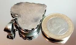 JADE TAŞLI GÜMÜŞ KOLYE UCU AĞIRLIK 14,57 GR