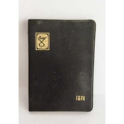 1974 Cep Adres Defteri. Türkiye Emlak Kredi Bankasi