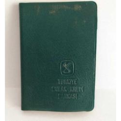 1965 Yılı Cep Ajandası.. Türkiye Emlak Kredi Bankasi