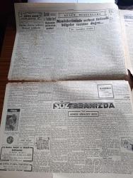 Cumhuriyet Gazetesi - 3 Temmuz 1950 - Kore harbi yazan Abidin Daver Başmakale - Amerikalılar Kore'de beş Kızıl torpido batırdılar - Kore'den gelen son fotoğraflar - CHP programında yapılacak tadilat - İsmet İnönü iç ve dış politikaya dair gazetecilerle görüştü - General Maç Arthur Kore'deki Amerikan kuvvetlerinin komutanı ile bir arada fotoğraf - Montemar Revüsü temsillere başladı fotoğraf - Bulgarların şehit ettiği gazeteci Arif Necibin cenazesi büyük törenle kaldırıldı - Muzaffer kayalıbay hadisesinin tahkikatı - İstanbul sergisine dünkü ziyaretler fotoğraf - askeri mahkemeler kaldırılacak - Fin Güreşi takımı 6 2 yenildi -  3. Dünya harbi nasıl olacak yazan İngiliz gizli istihbarat subaylarından Philipp Reynoids yazı dizisi - posta güvercini yazan Kerime Nadir yazı dizisi - Türkiye güzellik kraliçesi müsabakası Ayşe Kaymak fotoğraf - Vefa lübnan'ları dün 7 1 mağlup etti - Amerika'ya gidecek olan öğrencimiz Emel Aktan fotoğraf - Üç Silahşörler yazan Alexandre Dumas - radyo programı