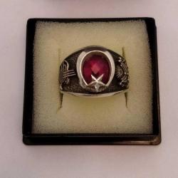 Osmanlı Yüzük Tuğralı & Devlet Armalı, 925 ayar gümüş